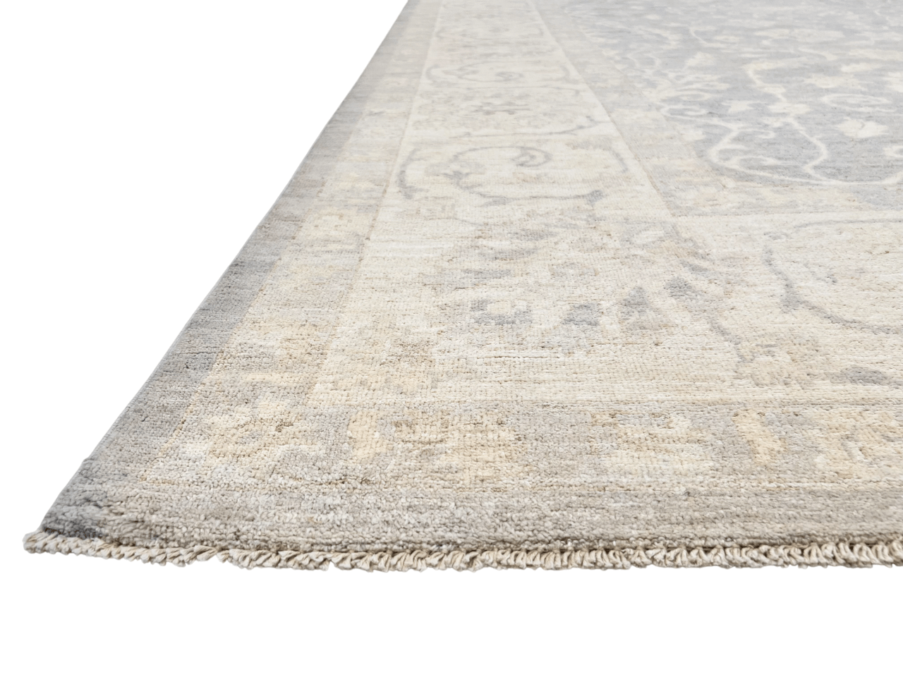 WhiteWash Chobi 10'00" x 13'05" lt.gry/ivo