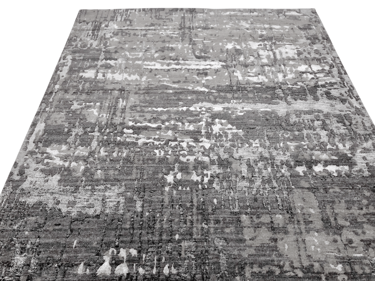 Contemporary textured dark gray 10x14