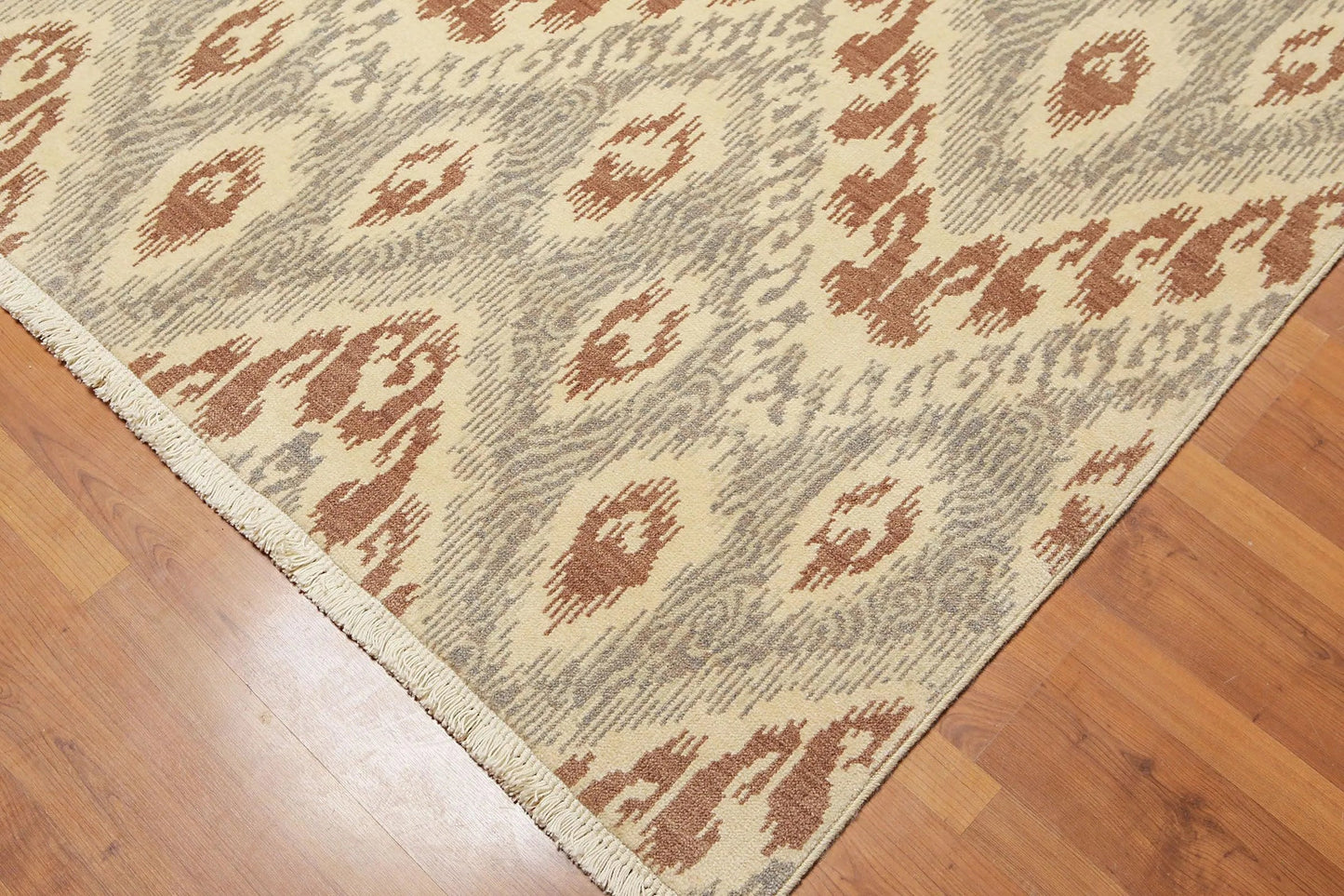 8' x 10' Hand Knotted 100% Wool Turkish Weave Oriental Area rug 8x10 ft Beige