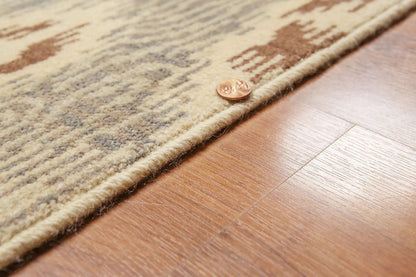 8' x 10' Hand Knotted 100% Wool Turkish Weave Oriental Area rug 8x10 ft Beige