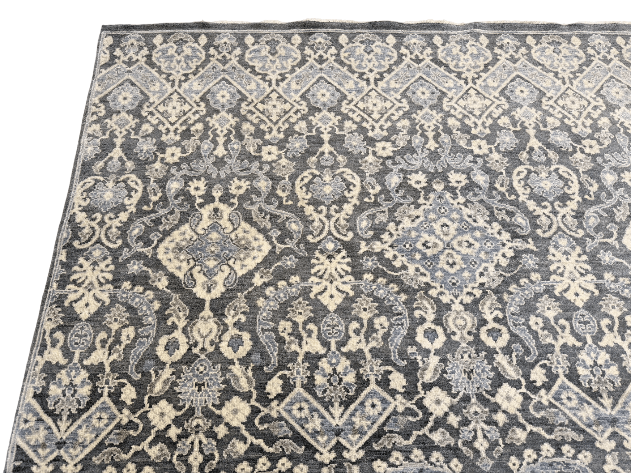 Transitional Design (6x9) dark gray/light blue