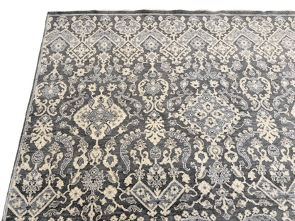 Transitional Design (6x9) dark gray/light blue