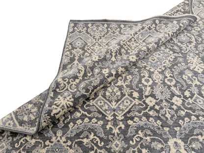 Transitional Design (6x9) dark gray/light blue