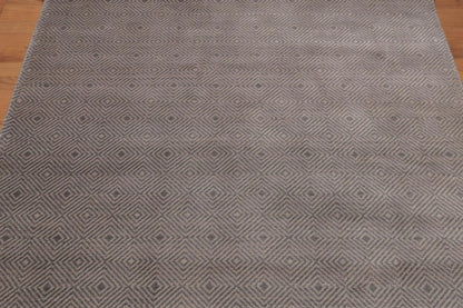 4' x 6' Hand Knotted Traditional Oriental 100% Wool Area rug Gray 4x6