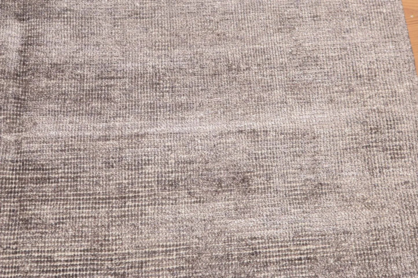 5' x 8' Hand Knotted Textured Industrial Bamboo Silk Area rug Gray 5x8