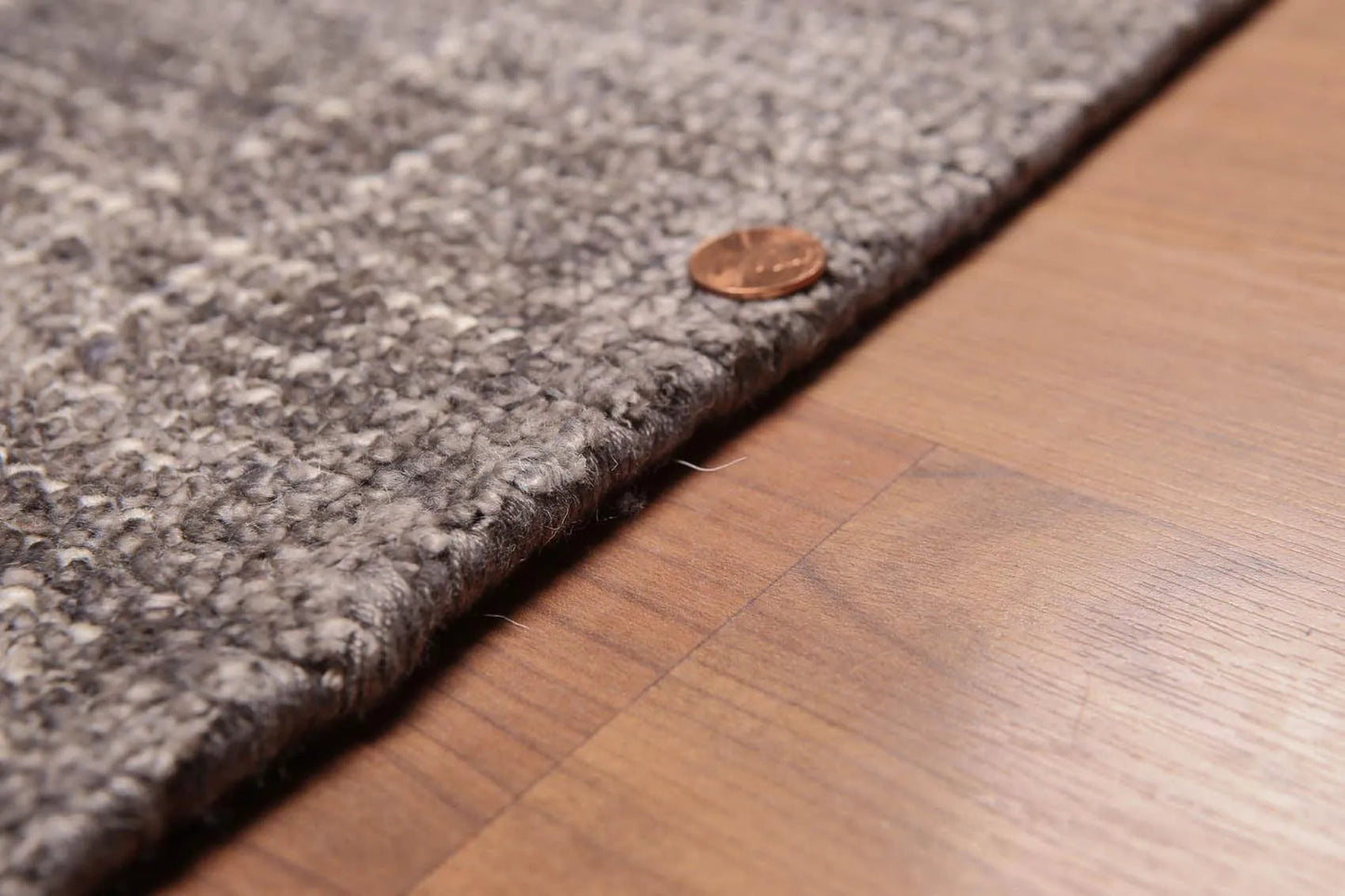 5' x 8' Hand Knotted Textured Industrial Bamboo Silk Area rug Gray 5x8