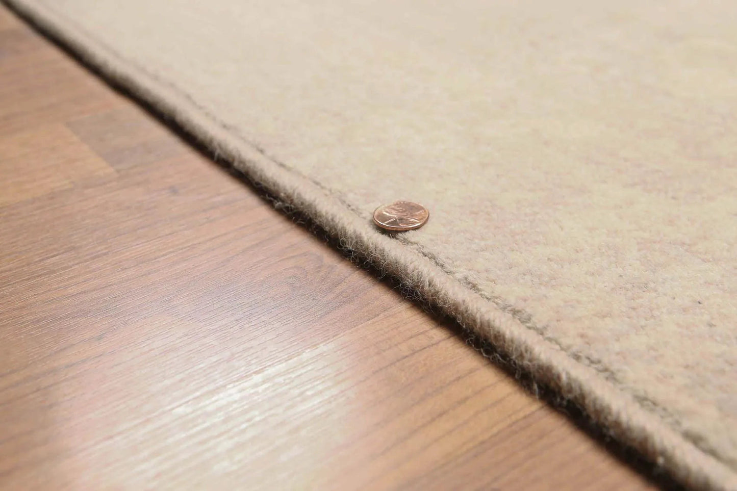 6' x 9' Hand Knotted Abstract Design Distress Look Area rug Tan