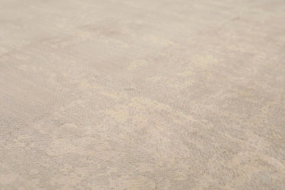 6' x 9' Hand Knotted Abstract Design Distress Look Area rug Tan