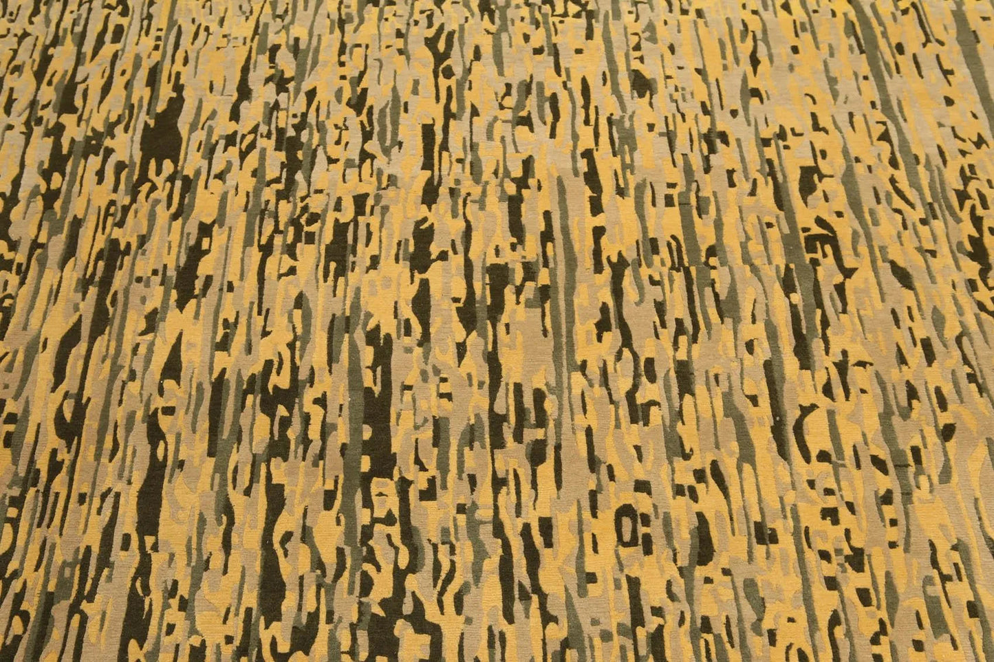 8' x 10' High end Wool Full Pile Tibetan Hand Knotted Area Rug Modern 8x10 Pale Yellow