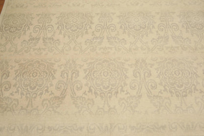 Hand Knotted 100% Wool Traditional Oriental Area Rug Beige 6' x 9'