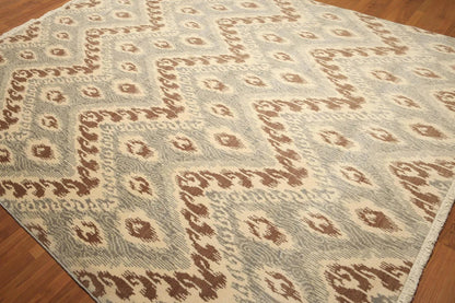 8' x 10' Hand knotted Oriental area rug 100% Wool pile 8x10 Modern Beige
