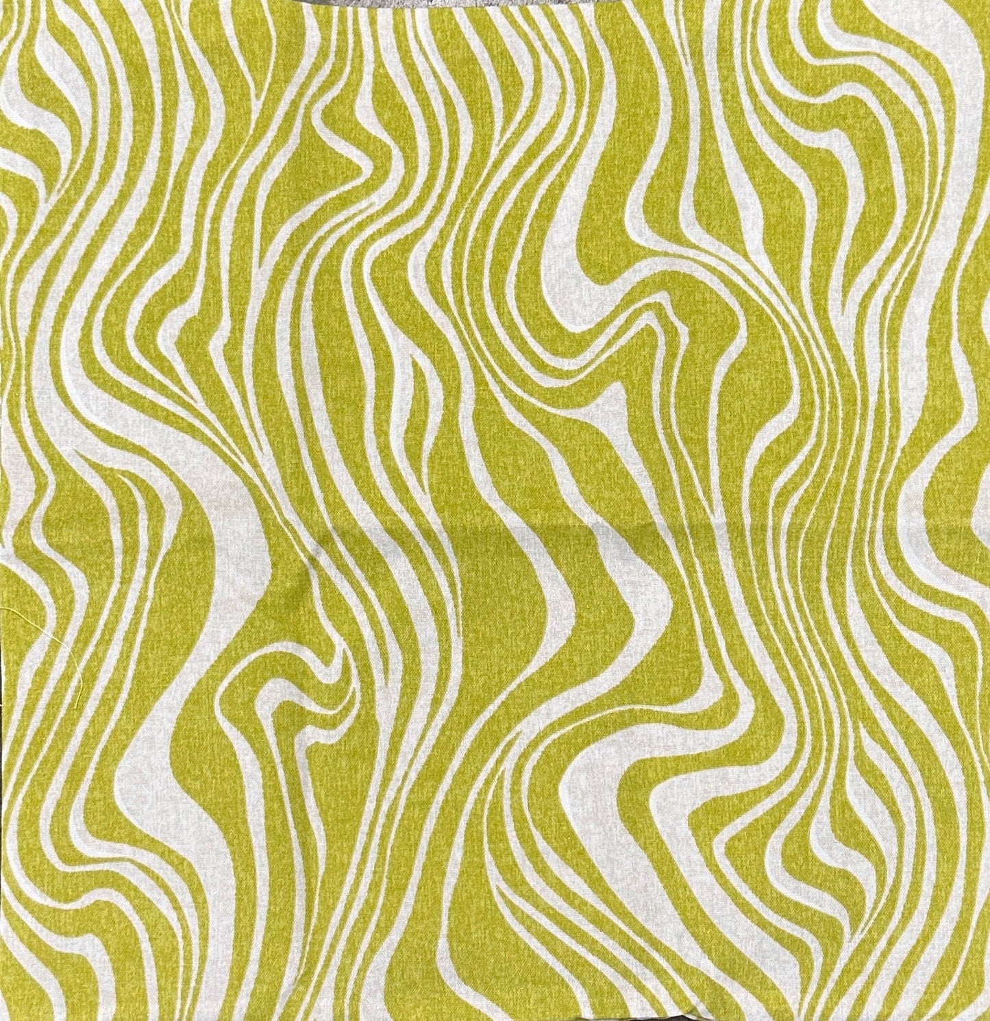 Outdoor Waves Pillow Cover - Chartreuse