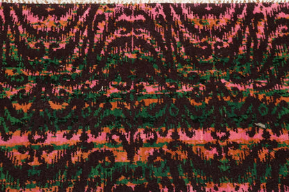 6x9 Pink, Green Hand knotted 100% Wool Modern Oriental Area Rug