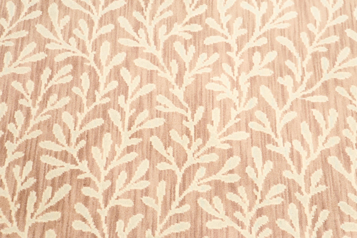 6' x 9' Botanical Hand Knotted Area Rug 100% Wool Taupe