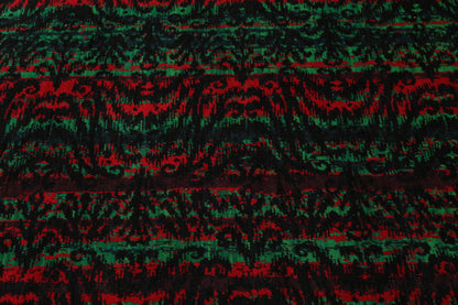 6' x 9' Modern Graphic Area Rug Hand Knotted 100% Wool Green