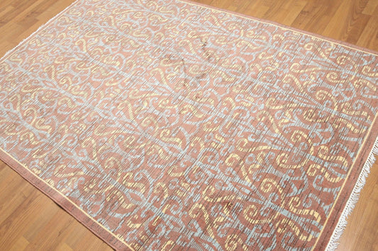 5' x 7' Hand knotted 100% Wool Rug Carpet Transitional Brown