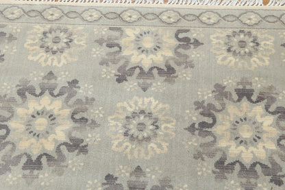 6' x 9' Hand knotted 100% Wool Oriental Area rug Modern Gray