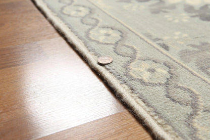 6' x 9' Hand knotted 100% Wool Oriental Area rug Modern Gray