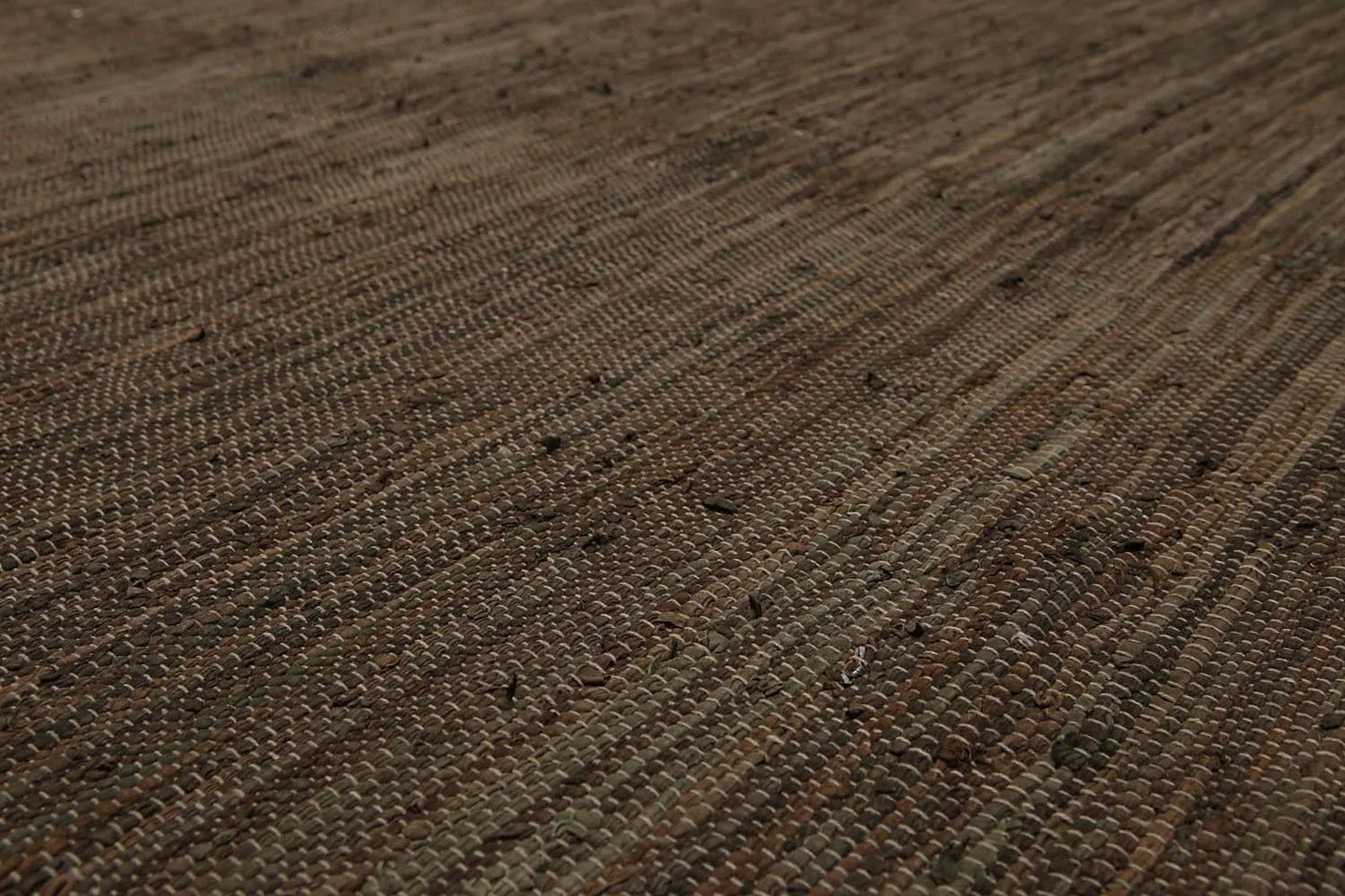 6x9 Tone on Tone Leather Flat Pile Modern & Contemporary Oriental Area Rug