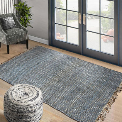 Multi Size Hand Woven Flat Weave 100% Jute Ineas Traditional Oriental Area Rug