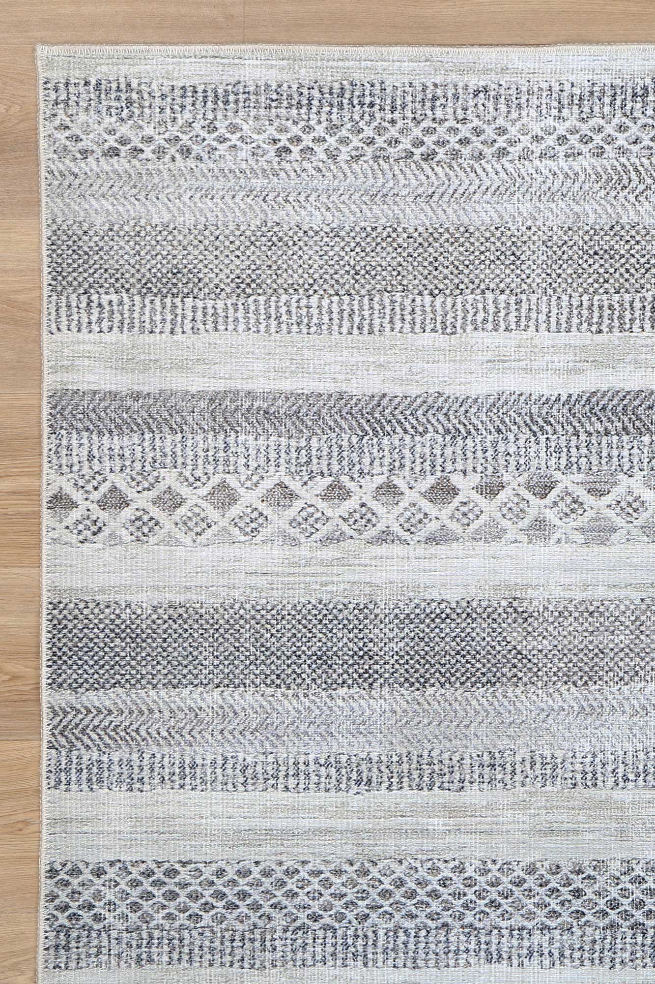 Kalahari Shadows Ash in Grey : Runner Rug