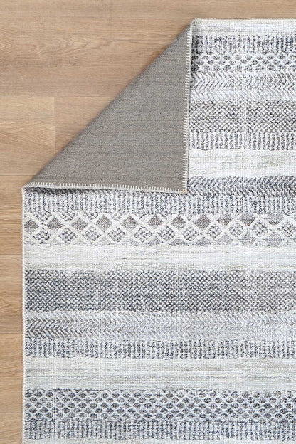 Kalahari Shadows Ash in Grey : Runner Rug
