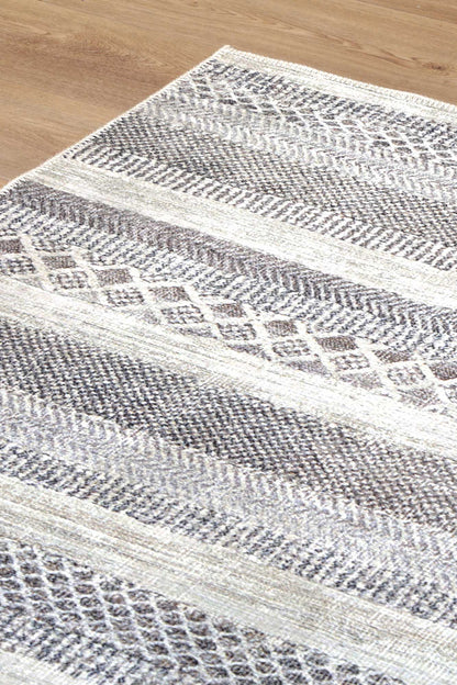 Kalahari Shadows Ash in Grey : Runner Rug