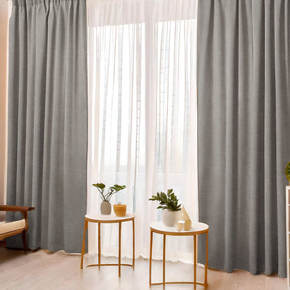 Linen Gray Curtain