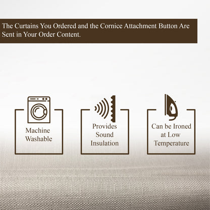 Linen Gray Curtain