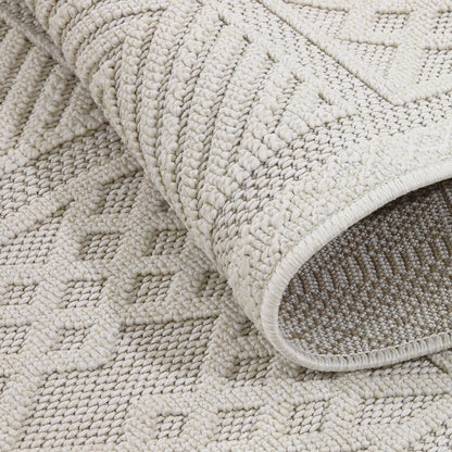 Katia White Machine Woven Rug