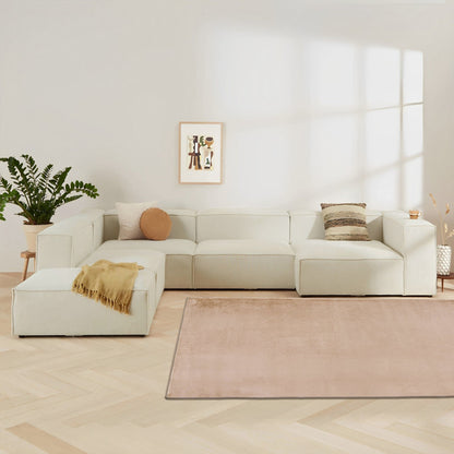 Cream Plush Area Rug