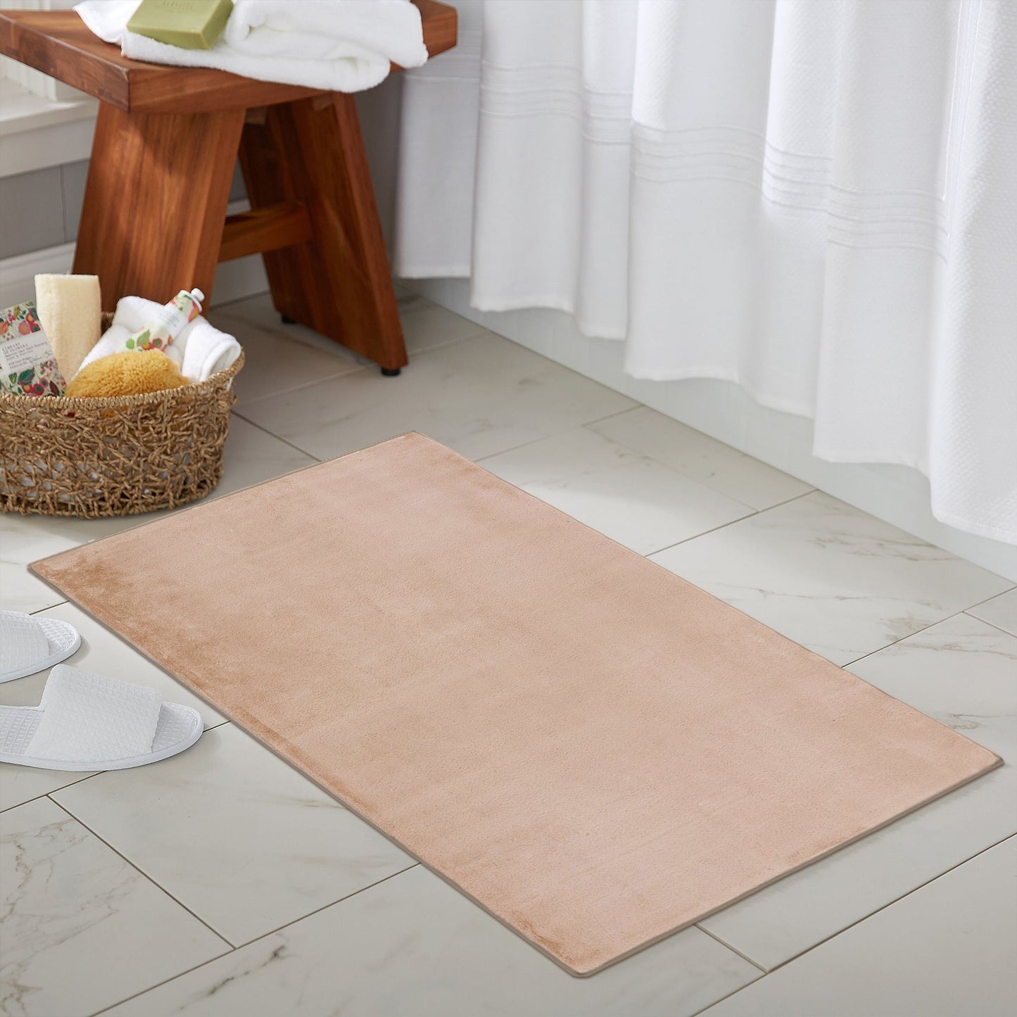 Cream Plush Area Rug