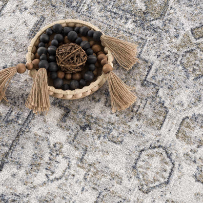 Hera Olive Flat Pile Washable Rug