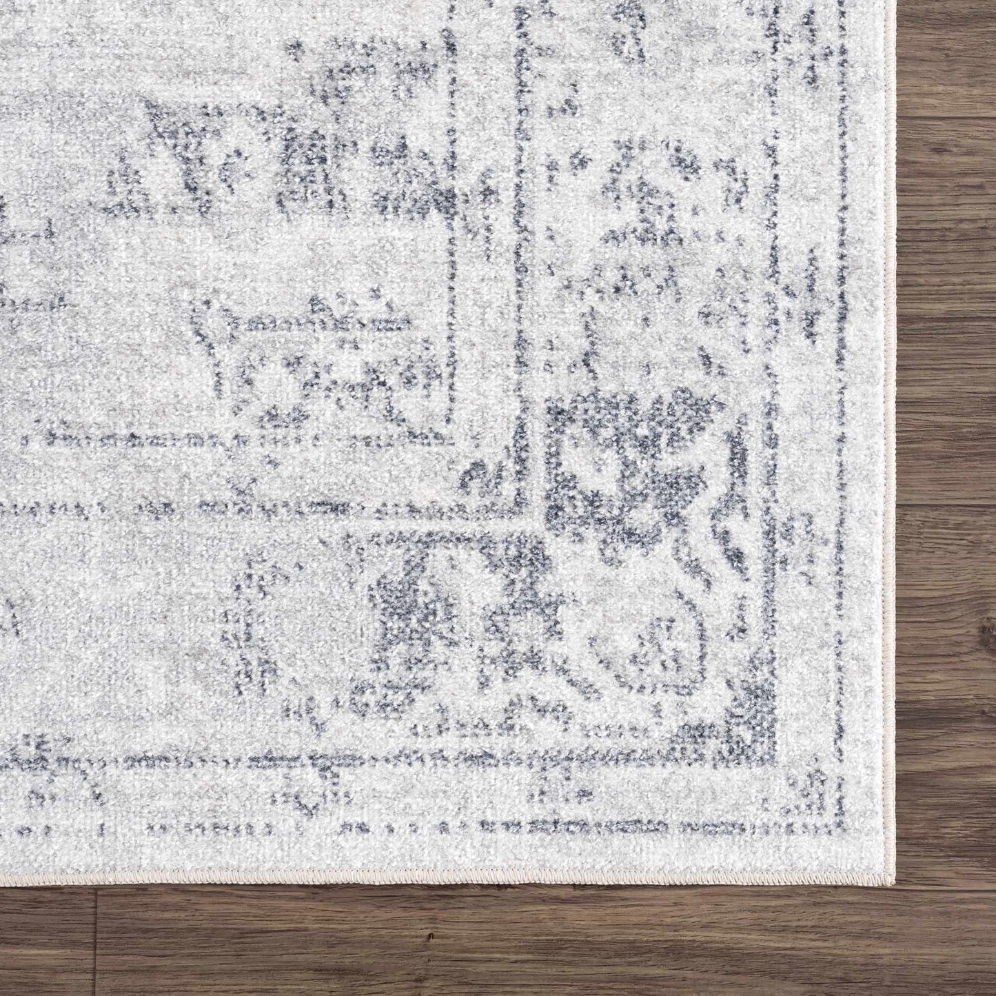Akram Antrasit Flat Pile Washable Rug