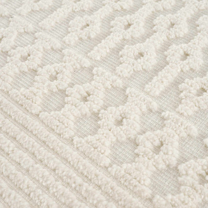 Drago White Washable Area Rug