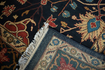 10x14 Vintage Indian Bijar Design Carpet