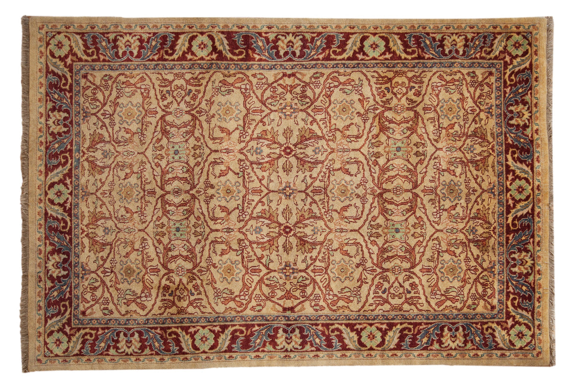 6x9 Vintage Indian Bijar Design Carpet