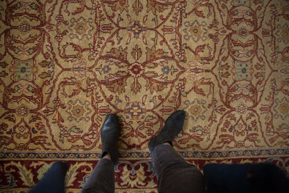 6x9 Vintage Indian Bijar Design Carpet
