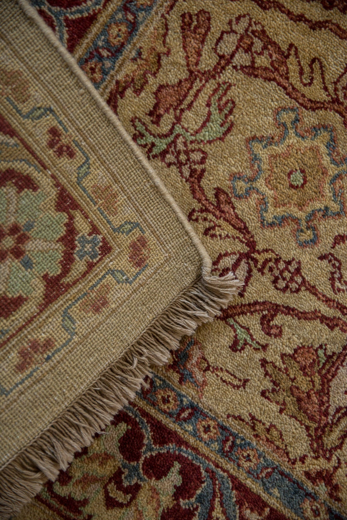 6x9 Vintage Indian Bijar Design Carpet