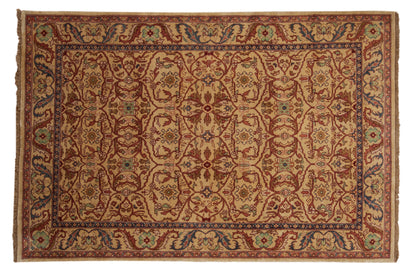 6x9 Vintage Indian Bijar Design Carpet