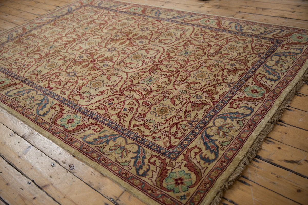 6x9 Vintage Indian Bijar Design Carpet