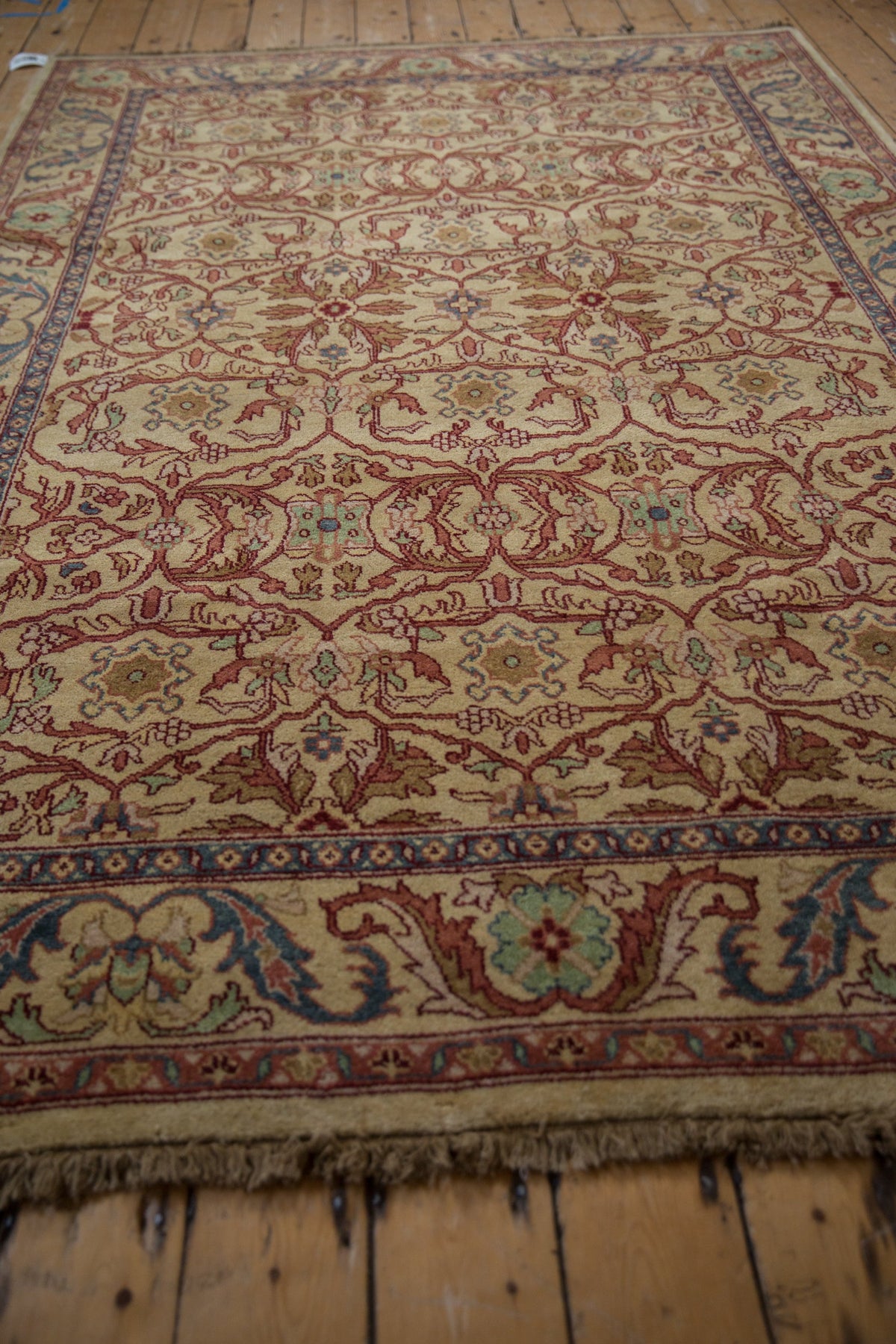 6x9 Vintage Indian Bijar Design Carpet