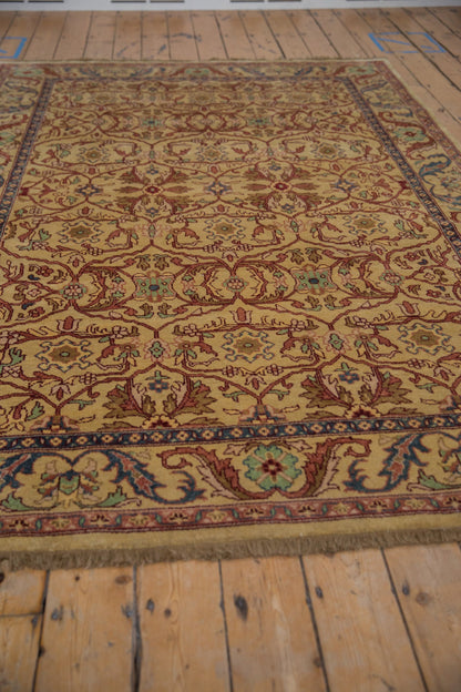 6x9 Vintage Indian Bijar Design Carpet