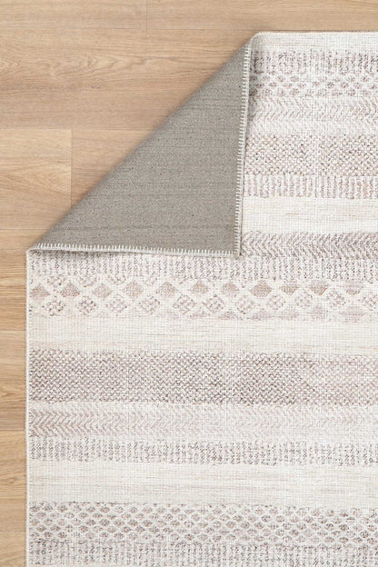 Mojave Lines Desert in Beige Rug