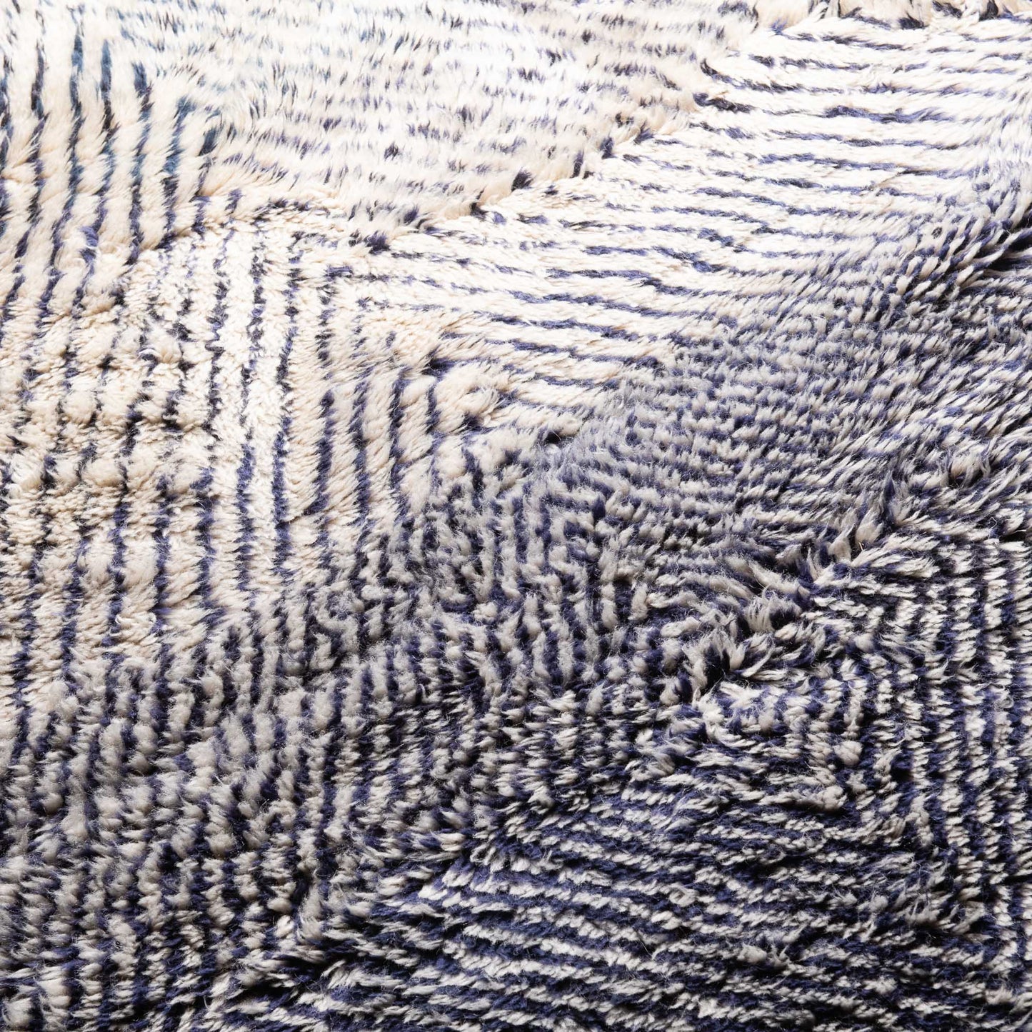 Blue Diamond - Luxury Shag Moroccan Rug