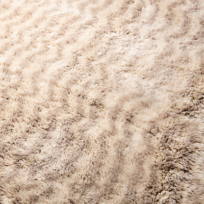 Sandy Blonde - Luxury Shag Moroccan Rug