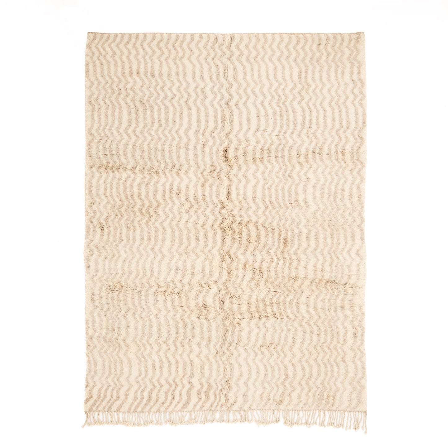 Sandy Blonde - Luxury Shag Moroccan Rug
