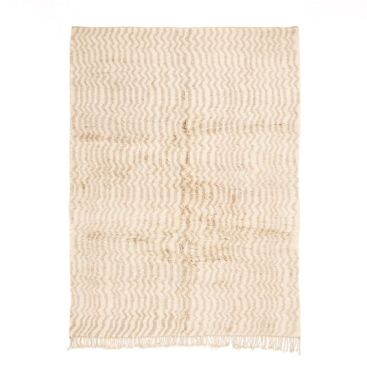 Sandy Blonde - Luxury Shag Moroccan Rug