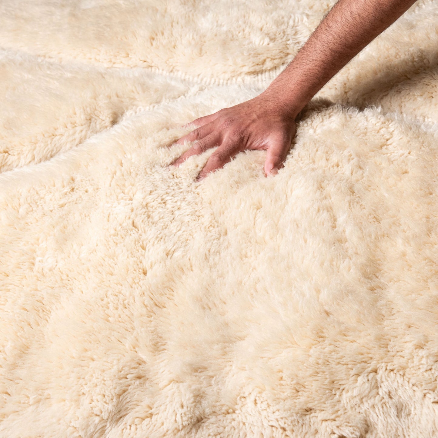 Cross-Roads - Luxury Shag Moroccan Rug