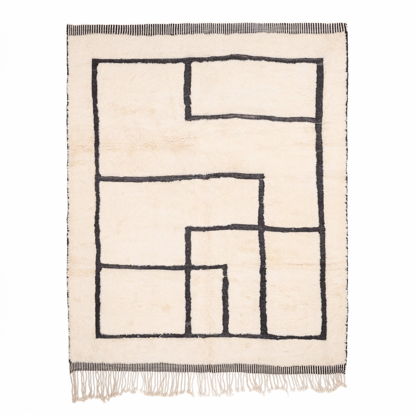 Unbalanced Ratio - Luxury Shag Moroccan Rug